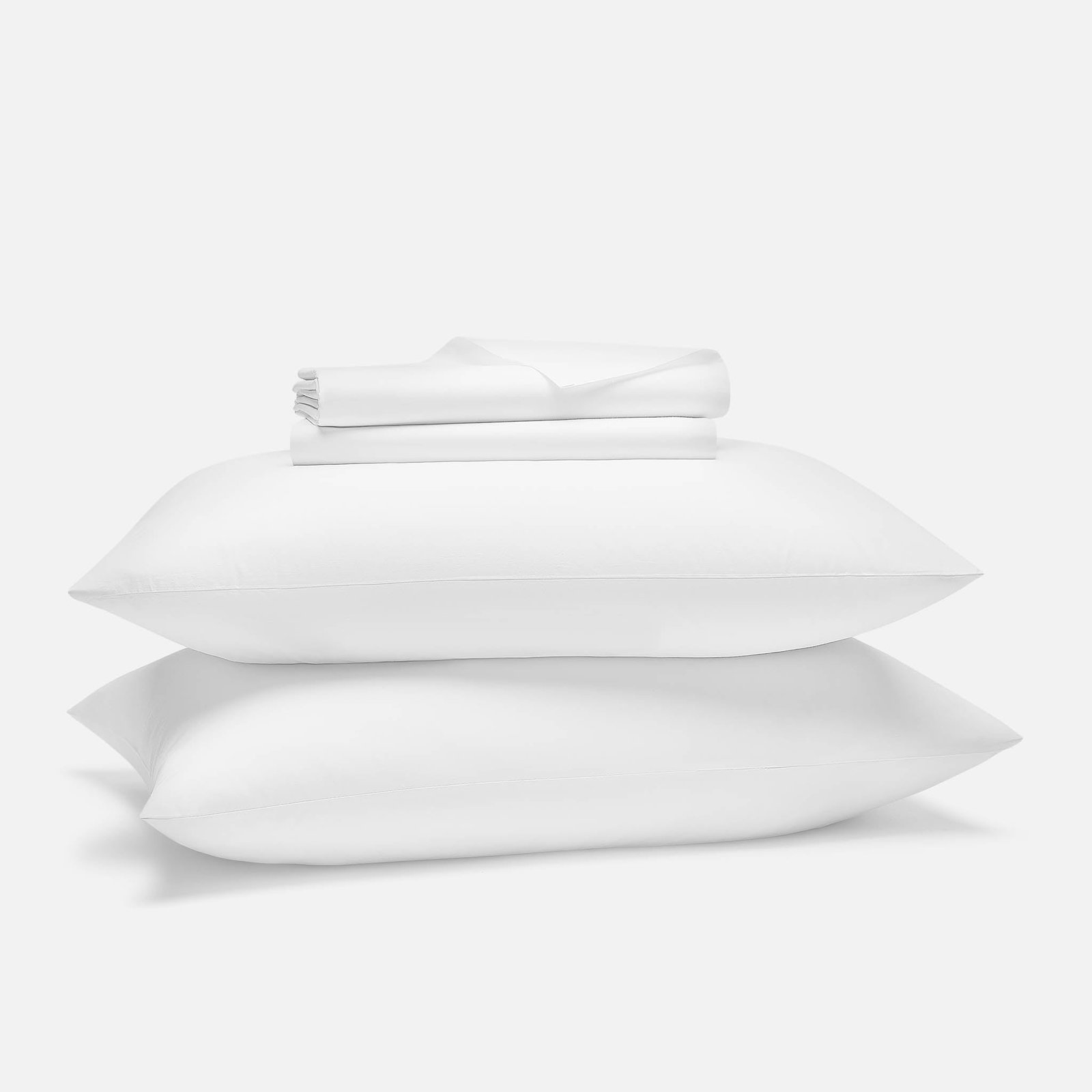 Brooklinen Classic Percale Core Sheet Set in white