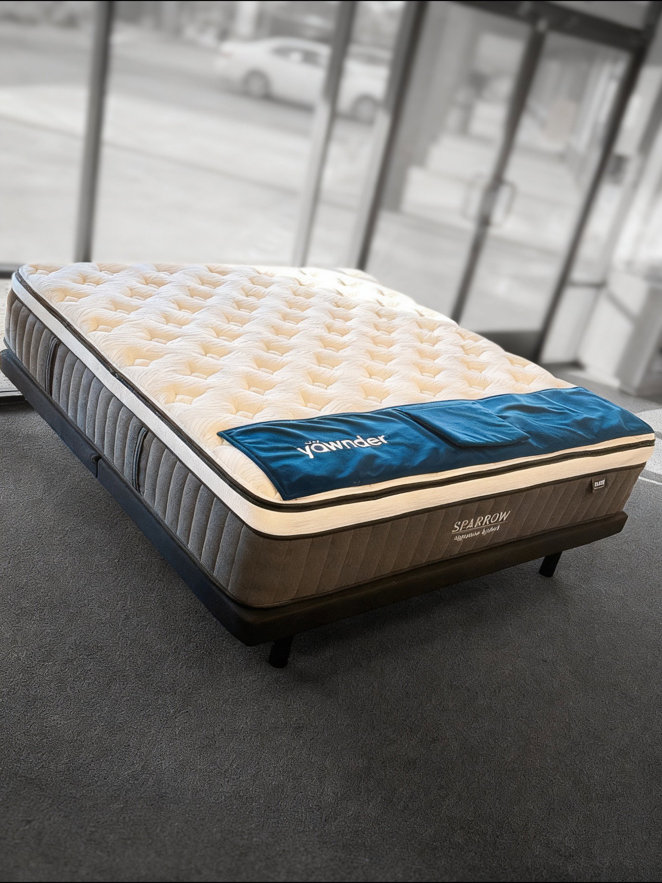 Nest Bedding Sparrow Featured photo — mattress on a made bed