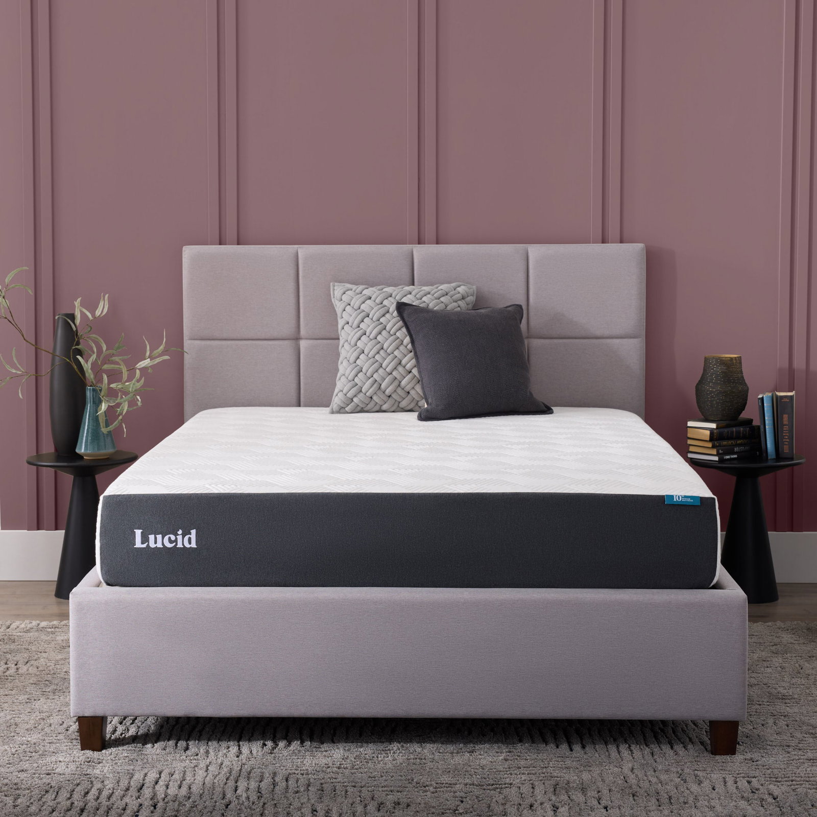 Lucid Original 10 inch gel memory foam twin mattress