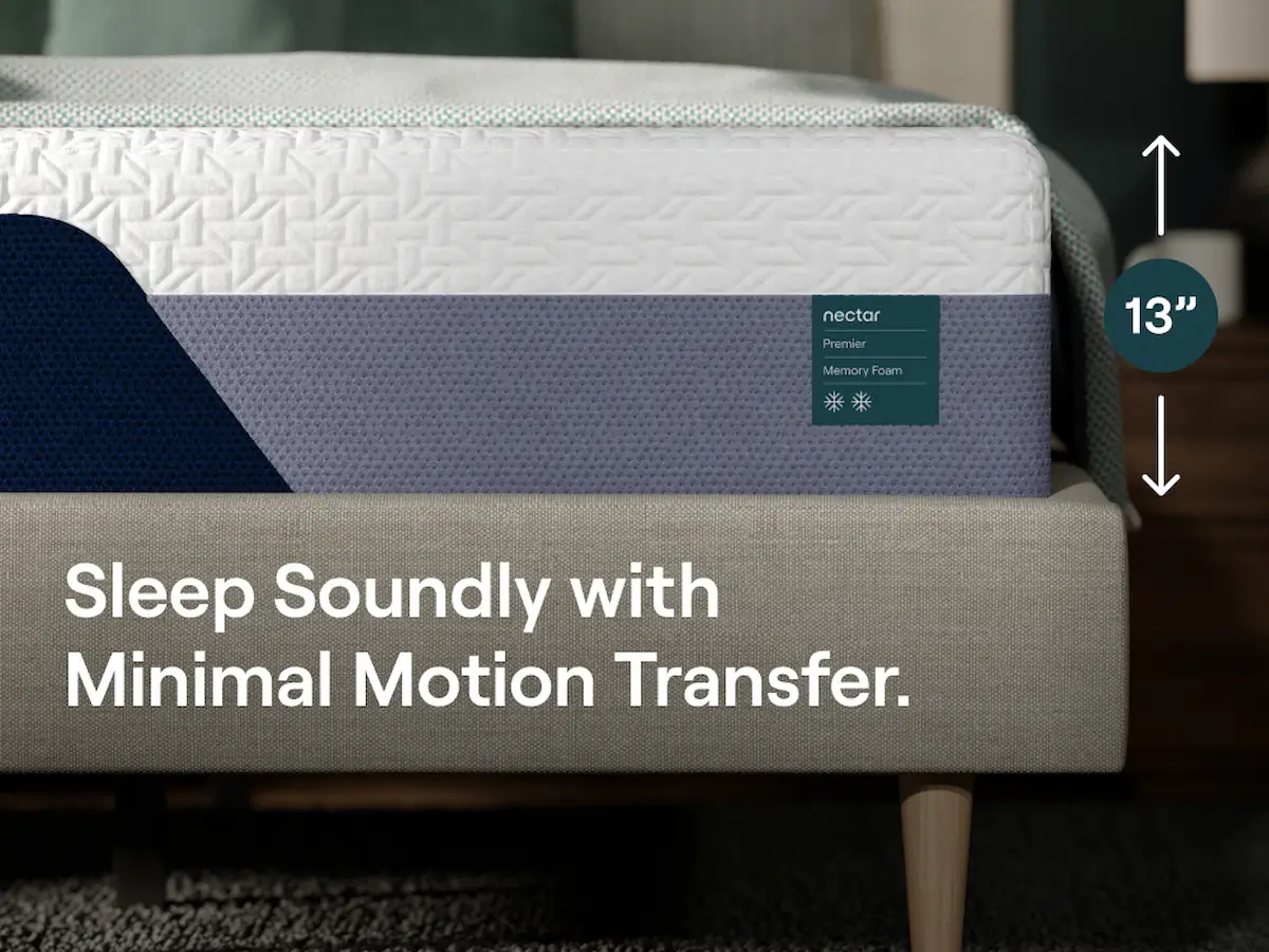 Nectar Premier mattress 13-inch height profile