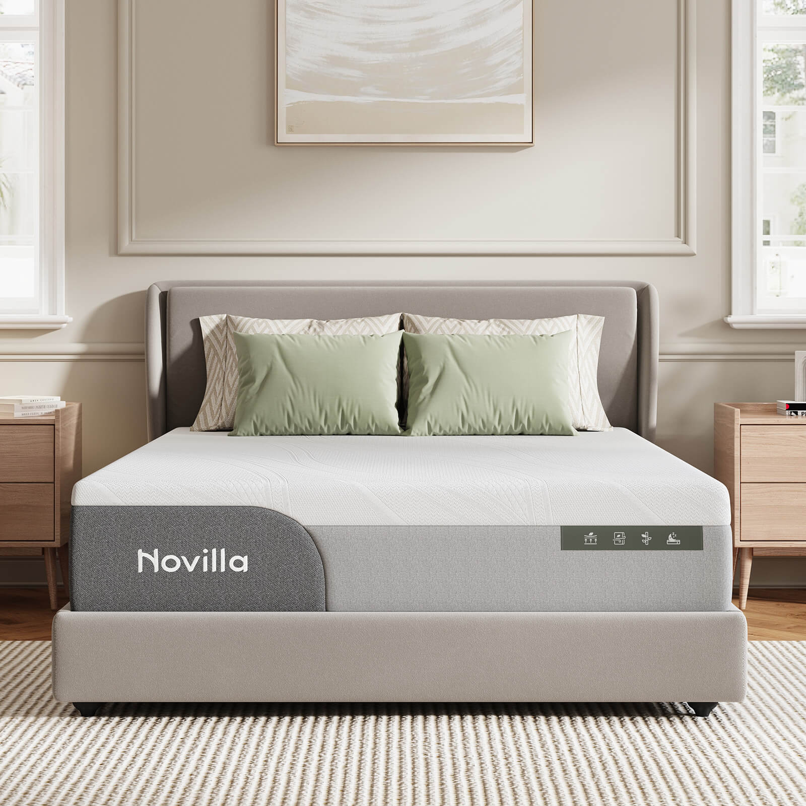 Novilla ErgoChill memory foam twin mattress, a top Walmart twin pick for 2026