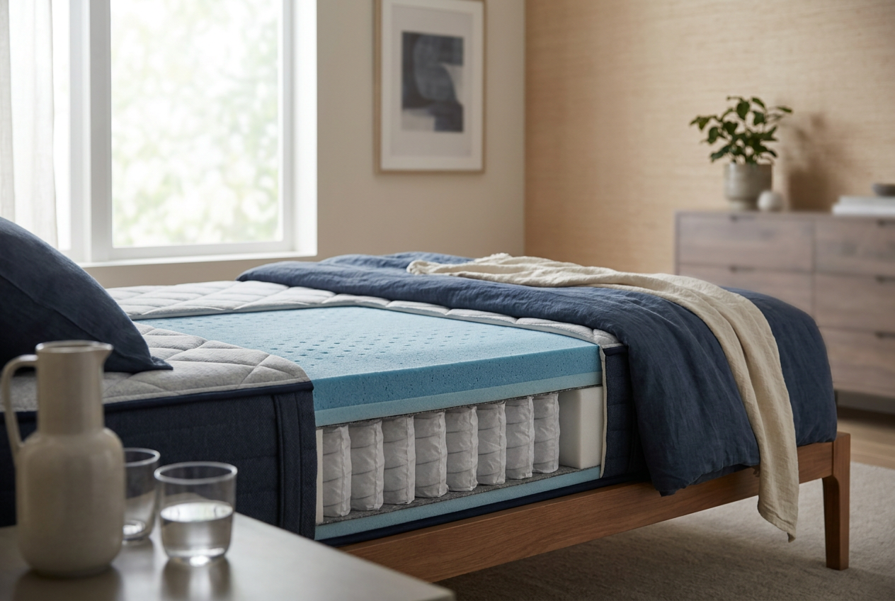 Sapphire Sleep Mattress Review (American Bedding) — editorial illustration