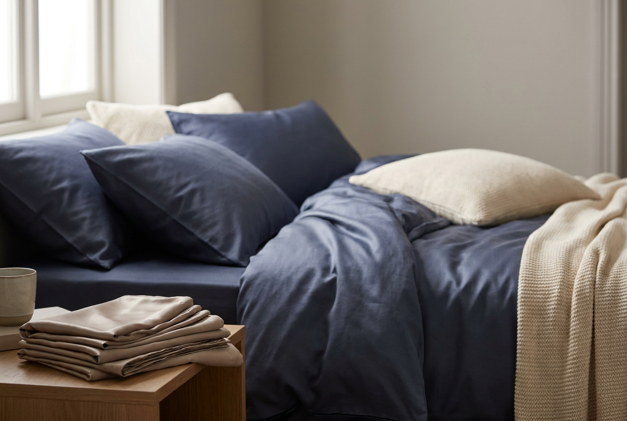 Sateen Sheets: Luxurious Must-Have for Cozy Comfort β editorial illustration
