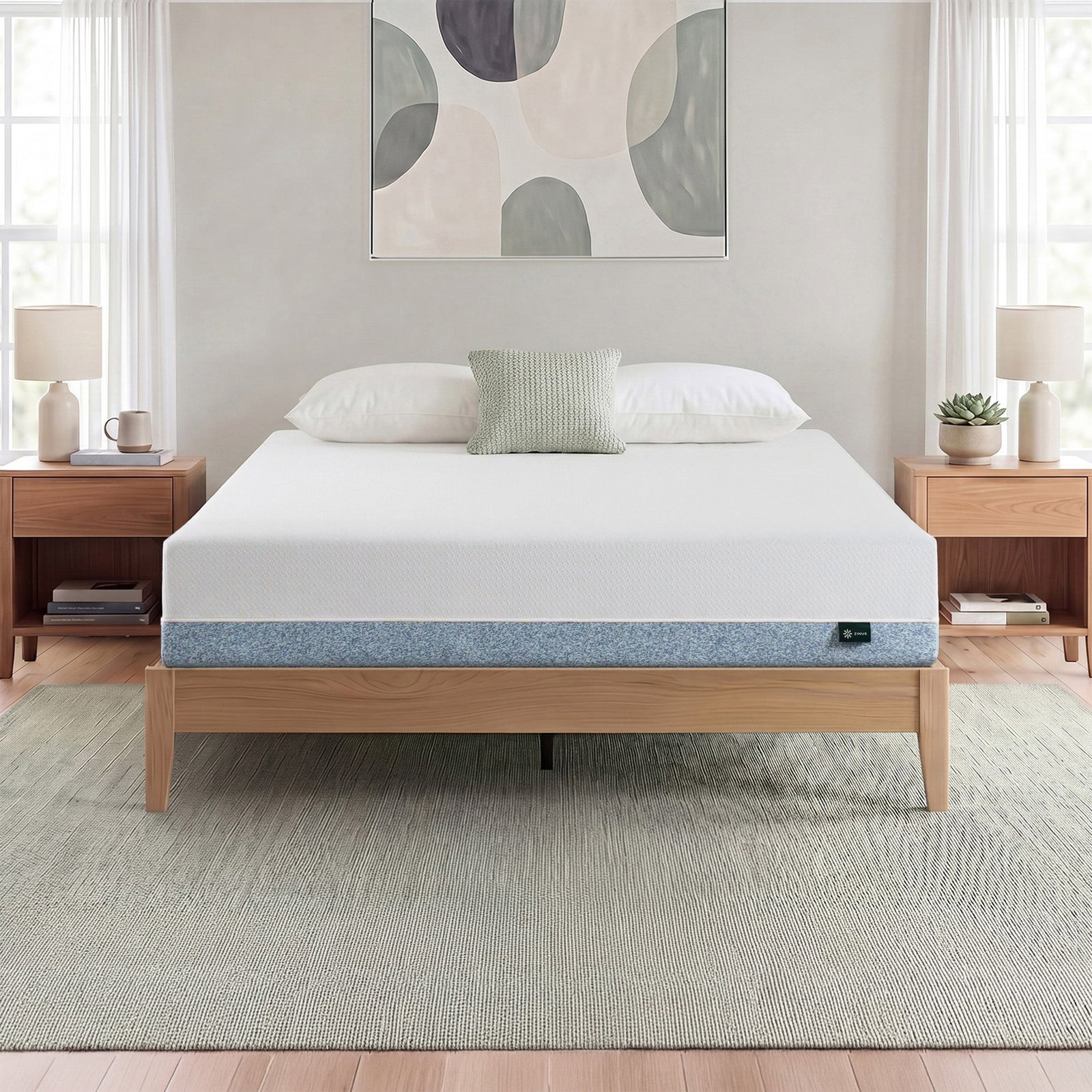 Zinus Balanced Comfort Green Tea memory foam mattress
